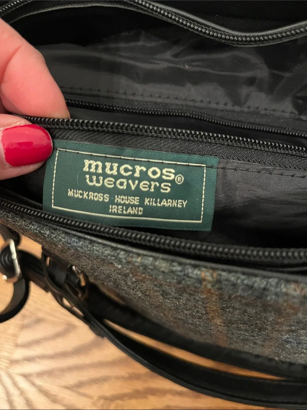 Mucros Tweed Emily Estate Tweed Handbag